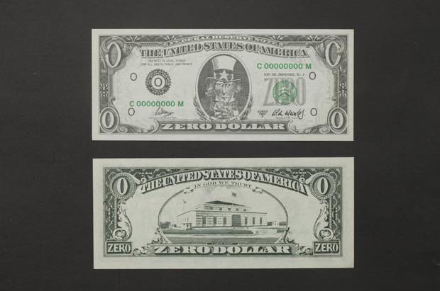 Zero dollar, 1978/1984 (Foto: Pat Kilgore)