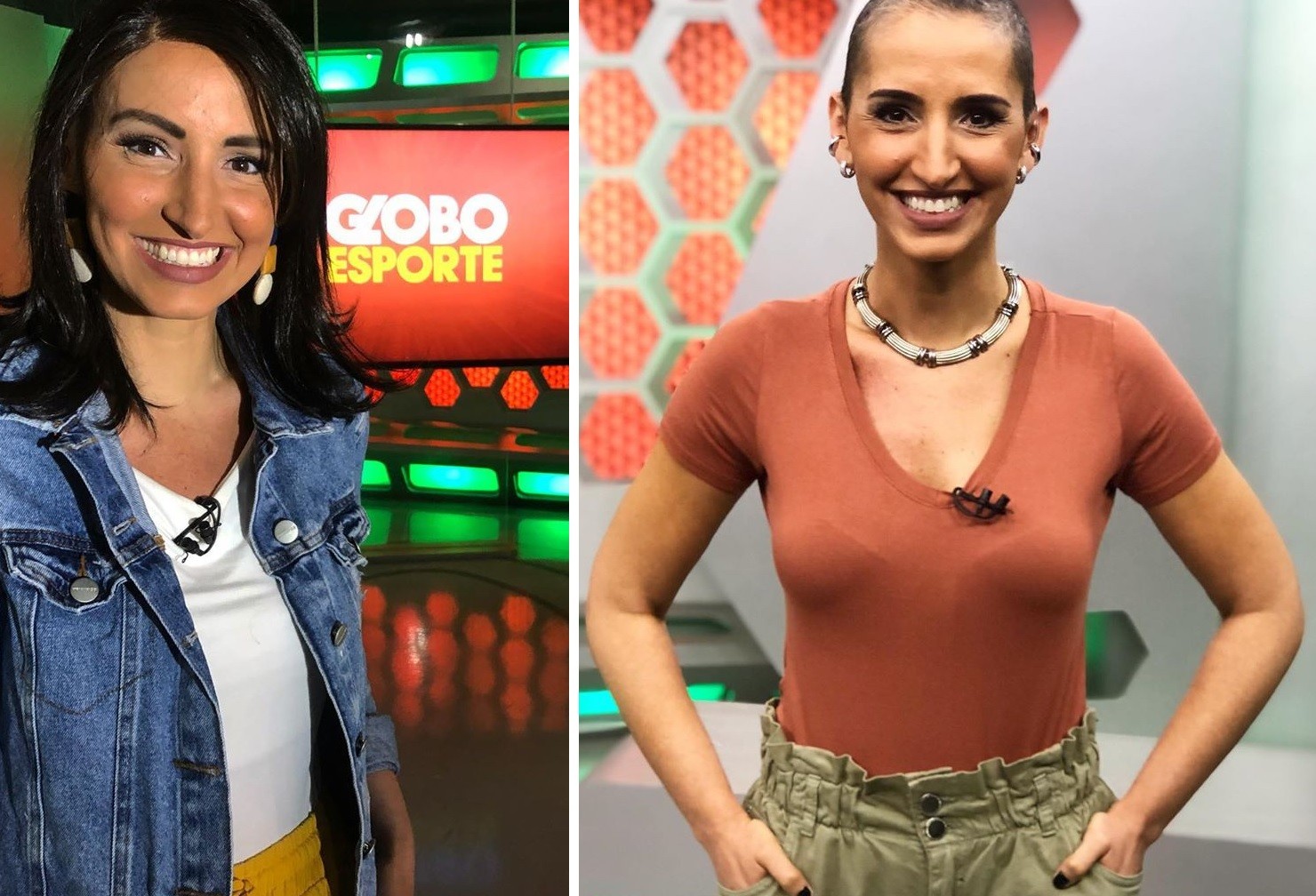 Alice Bastos Neves fazia uso de perucas para comandar o Globo Esporte e desde o início de outubro decidiu aparecer sem perucas (Foto: Reprodução/Instagram)
