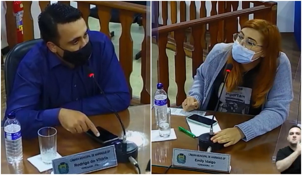 Vereador diz que pessoas LGBTQIA+ morrem porque 'andam com nóia e bandido' durante sessão em Mairinque (SP) — Foto: Reprodução