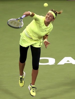 Victoria Azarenka vence Caroline Wozniacki em Doha (Foto: REUTERS/Fadi Al-Assaad)