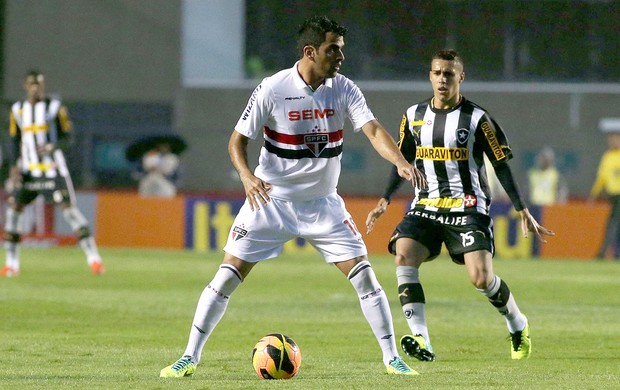 Maicon jogo São Paulo e Botafogo (Foto: Marcos Bezerra / Agência Estado)