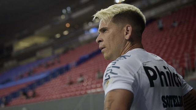 Soteldo foi um dos destaques do Santos contra o San Lorenzo