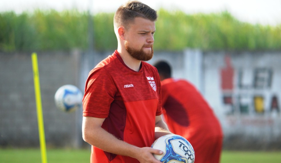 Marcos Serrato, volante do CRB — Foto: Maxwell Oliveira - Ascom CRB