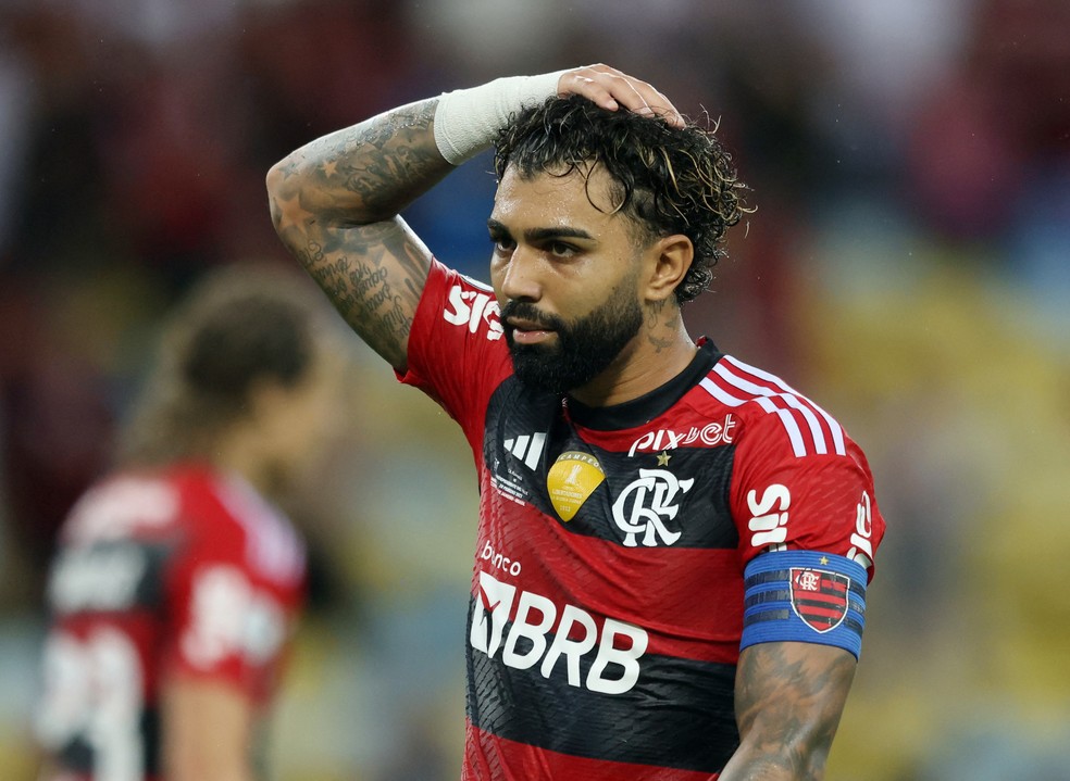 Gabigol em Flamengo x Indendiente del Valle &mdash; Foto: REUTERS/Sergio Moraes