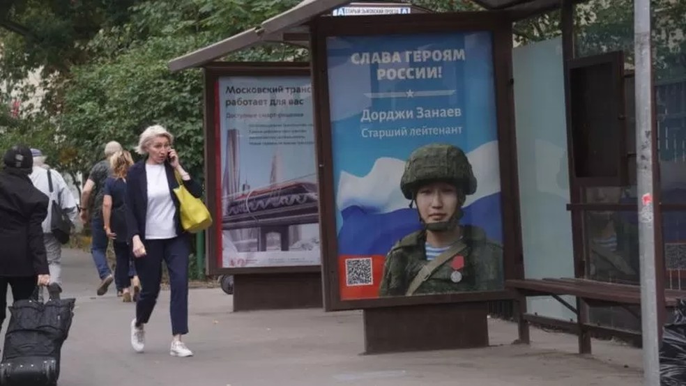 A Rússia conseguiu vencer a guerra de informação entre setores significativos da população no que se refere à invasão da Ucrânia. — Foto: Getty Images via BBC