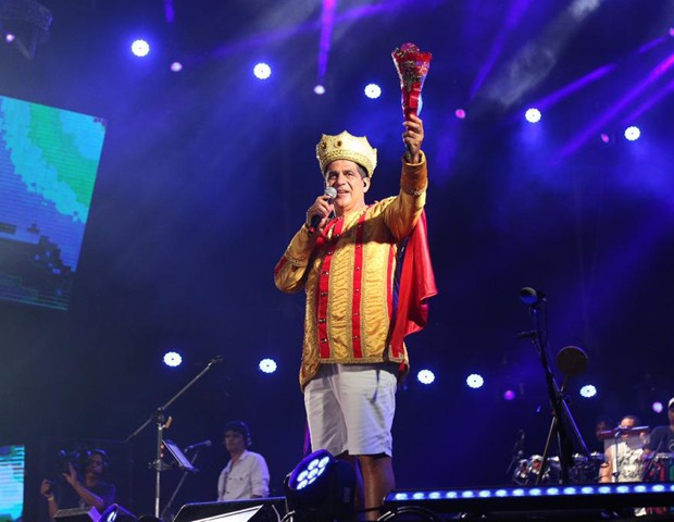 Durval Lelys se apresenta no Festival Virada Salvador (Foto: Ed.Globo/Ricardo Cardoso e Ícaro Cerqueira)