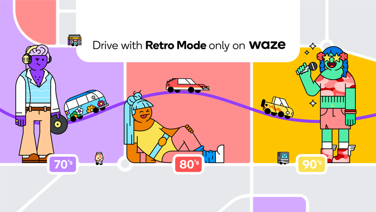 Waze lança ‘Modo Retrô’ com vozes das décadas de 70, 80 e 90;  veja como usar |  Tecnologia