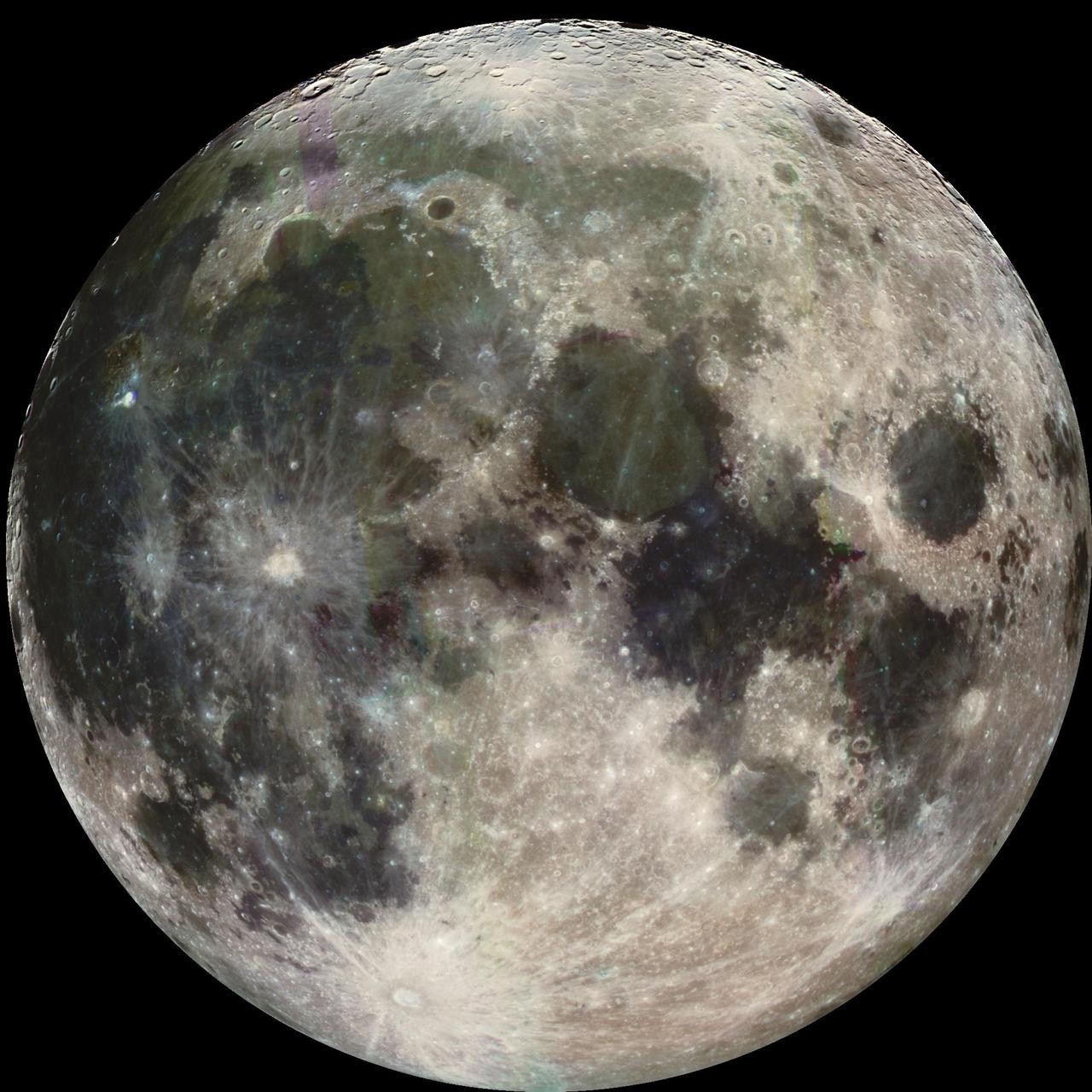 A espaçonave Galileo da Nasa tirou esta imagem da Lua em 7 de dezembro de 1992 (Foto: Nasa/JPL/USGS)