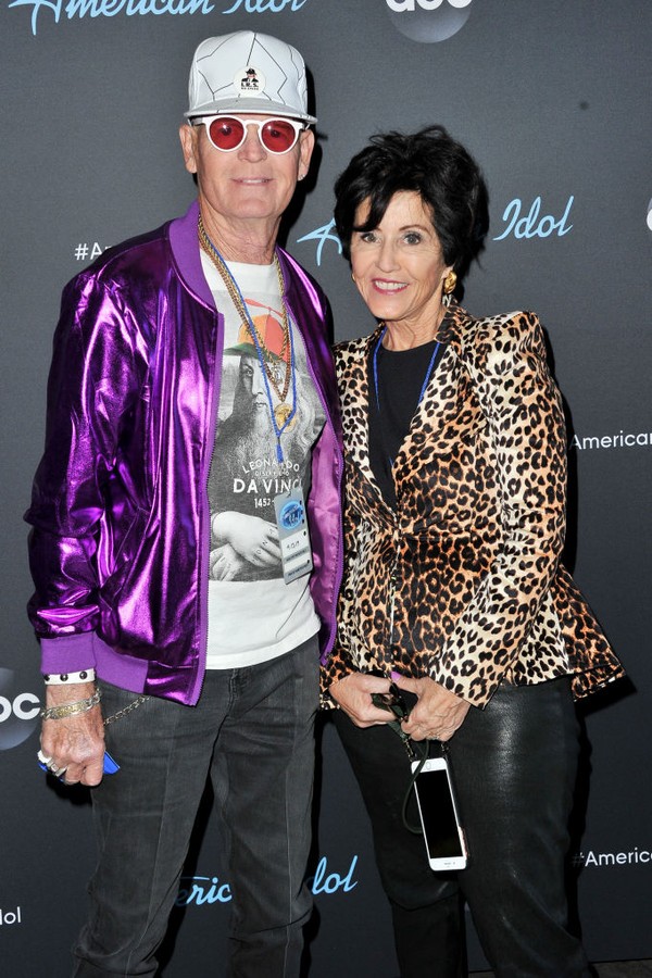 LOS ANGELES, CALIFORNIA - APRIL 15: Keith Hudson and Mary Perry  arrive at ABC's "American Idol" live show on April 15, 2019 in Los Angeles, California. (Photo by Allen Berezovsky/Getty Images) (Foto: Getty Images)