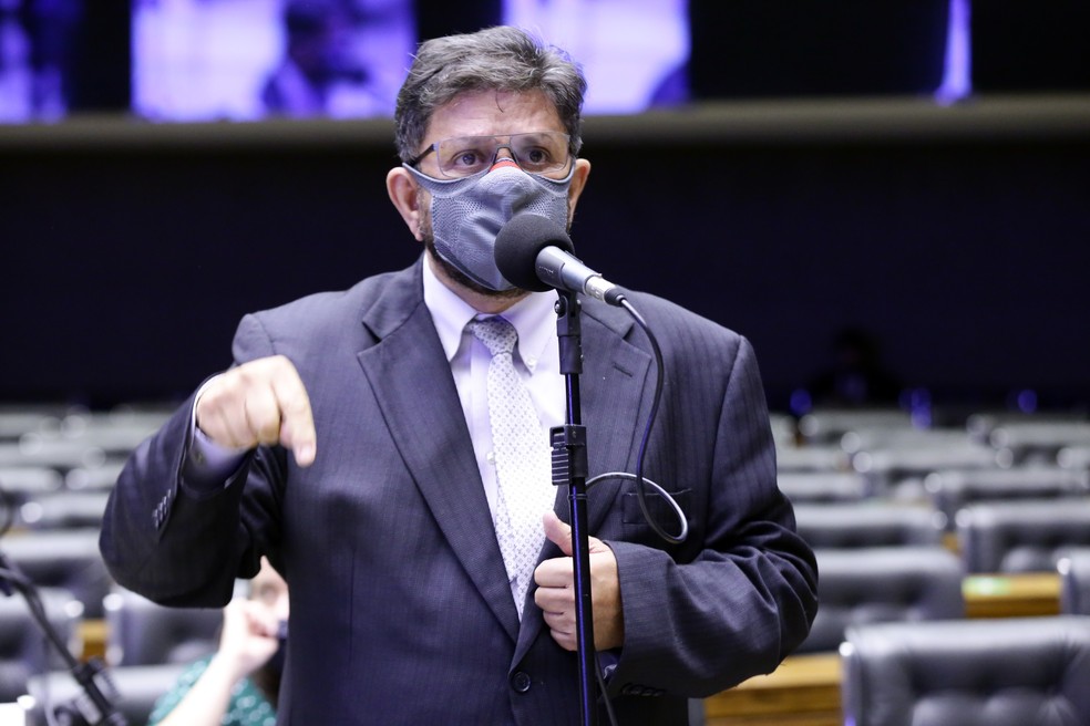 O deputado Fabio Ramalho (MDB-MG) no plenário da Câmara durante sessão em dezembro — Foto: Cleia Viana / Câmara dos Deputados