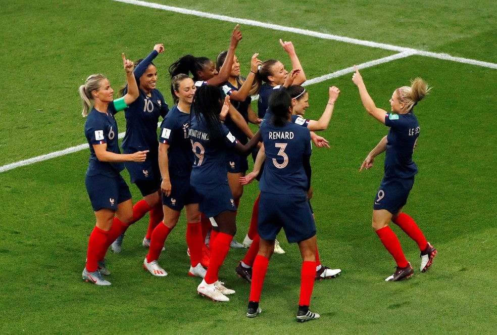 Invicta na Copa do Mundo, França chega para o duelo contra o Brasil como favorita — Foto: Reuters