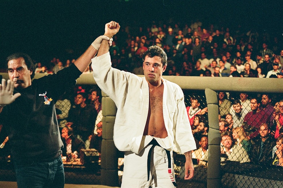 Royce Gracie UFC 1 — Foto: Arquivo Pessoal/Jose Fraguas