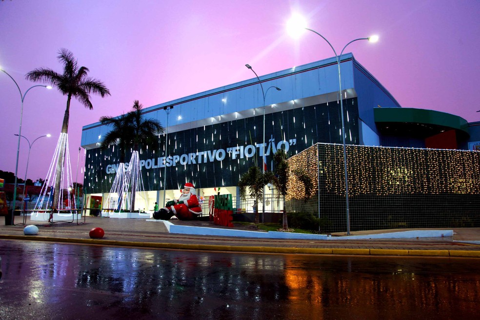 Decoração foi montada para evento especial de Natal — Foto: Prefeitura de Várzea Grande/Divulgação