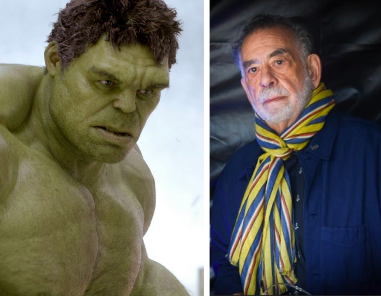 O ator Mark Ruffalo, intérprete do herói Hulk nos filmes da Marvel, rebateu as críticas de Francis Ford Coppola (Foto: Reprodução/Getty Images)