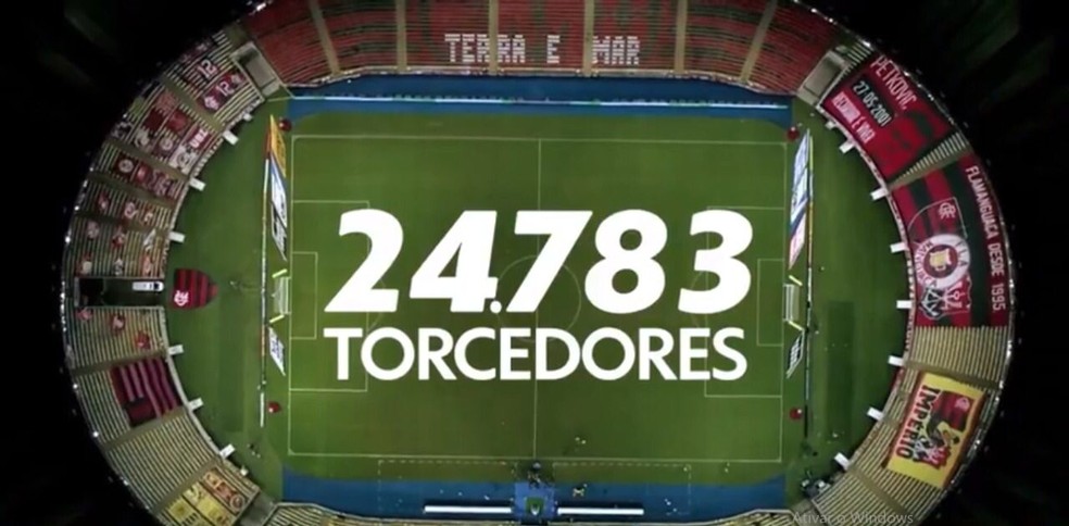 Maracan&atilde; pode receber at&eacute; 24.783 torcedores &mdash; Foto: Reprodu&ccedil;&atilde;o