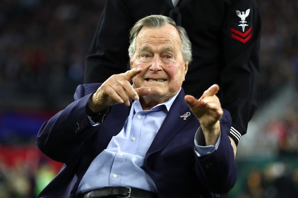 O ex-presidente dos EUA, George H.W. Bush (Foto: Getty Images)