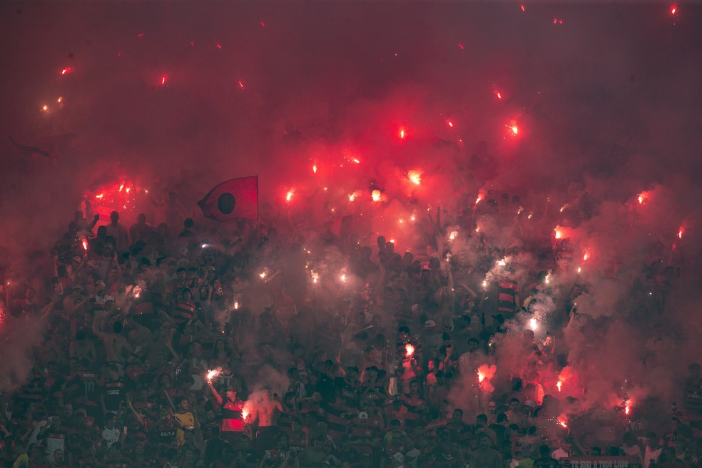 Novo Maracanã pulsou na final da Sul-Americana de 2017; mesmo assim, Flamengo foi vice — Foto: Alexandre Cassiano / Agência O Globo