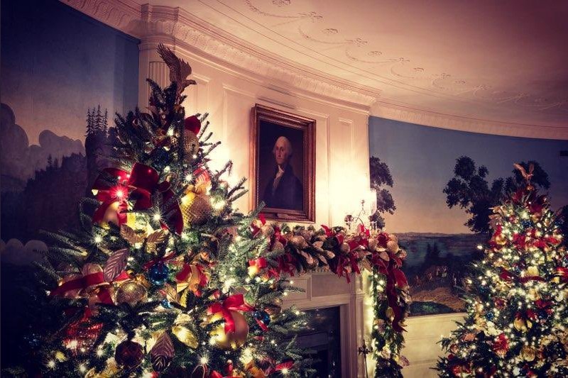Melania Trump revela decoração de Natal da Casa Branca (Foto: Divulgação)