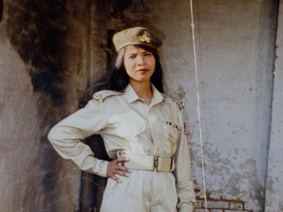 Asia Bibi em foto não datada divulgada pela família. — Foto: AP 