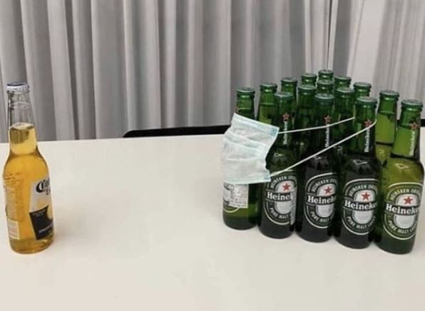 Na internet, surgem memes que relacionam a cerveja Corona com o vírus chinês coronavírus (Foto: Reprodução/Instagram)