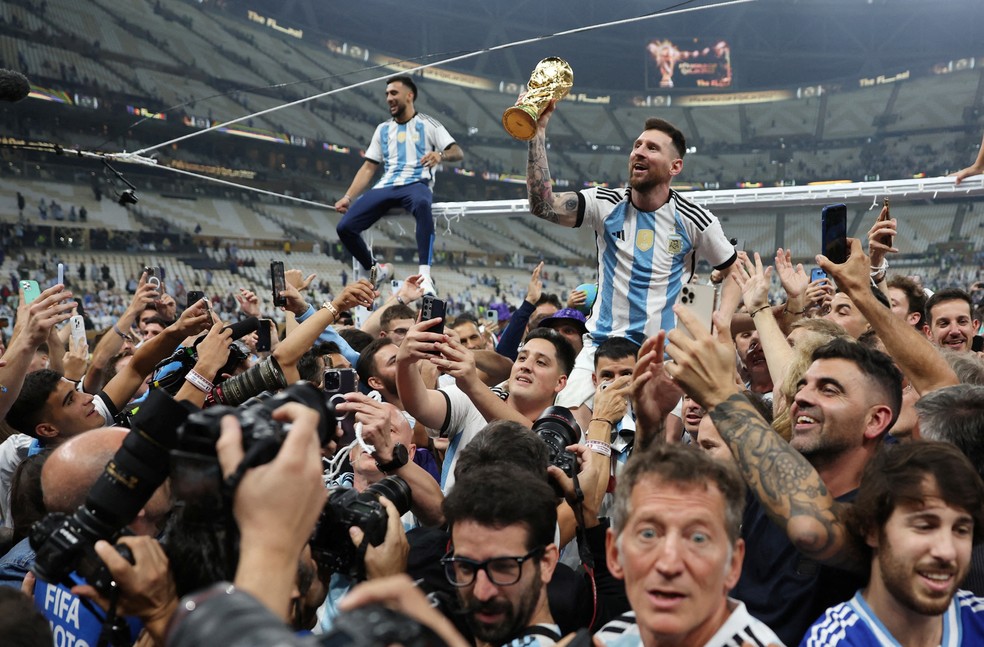 Messi Argentina taça Copa — Foto: Reuters