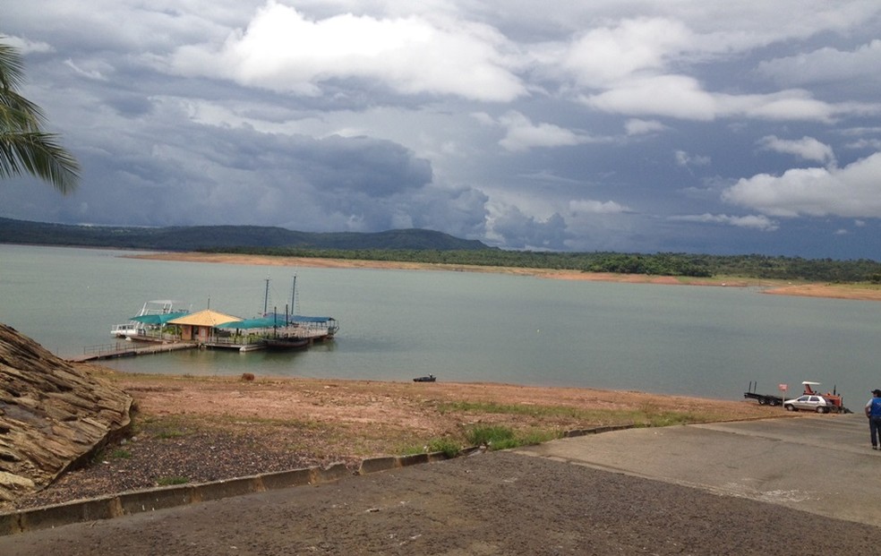  Lago Corumbá, em Caldas Novas (Foto: Sílvio Túlio/G1)