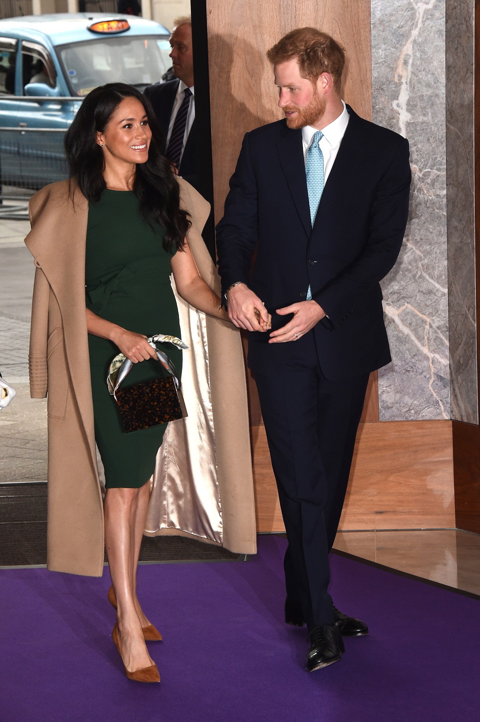 Meghan Markle e o Príncipe Harry chegam ao WellChild Awards, em Londres (Foto: Getty Images)