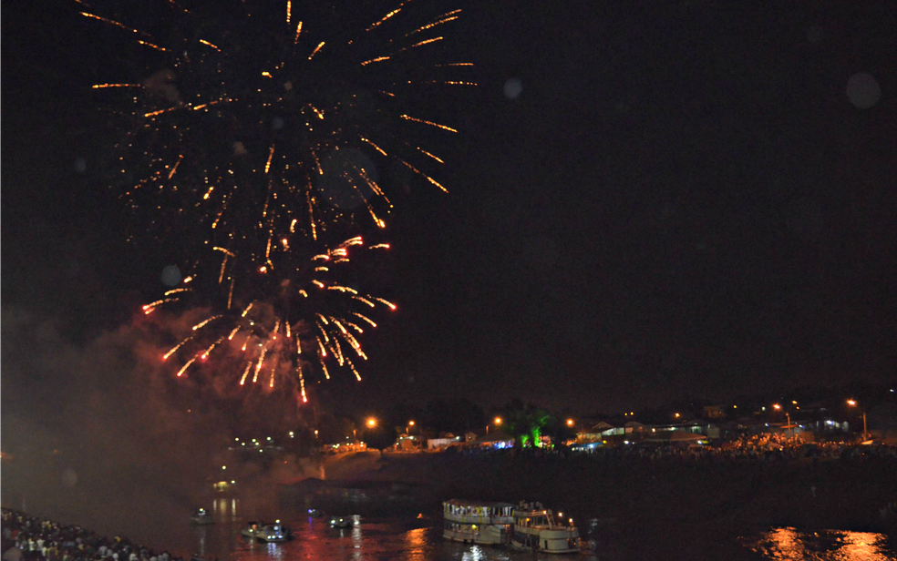 Prefeitura afirmou que queima de fogos não terá apresentação musical  — Foto: Quésia Melo/g1/Arquivo