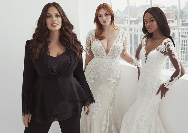 Ashley Graham lança coleção de vestidos de noiva plus size (Foto: Reprodução)