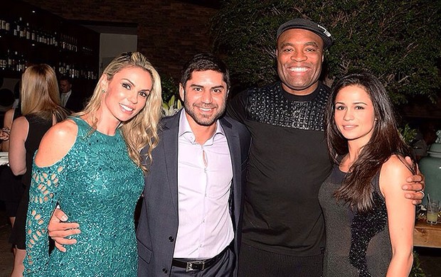 Anderson Silva e Marcio Tannure, UFC (Foto: Divulgação)