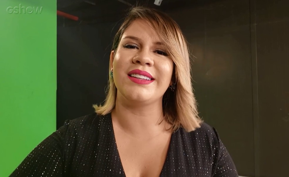 Nos bastidores do 'Altas Horas', Marília Mendonça conta mudanças do corpo na gravidez — Foto: Gshow