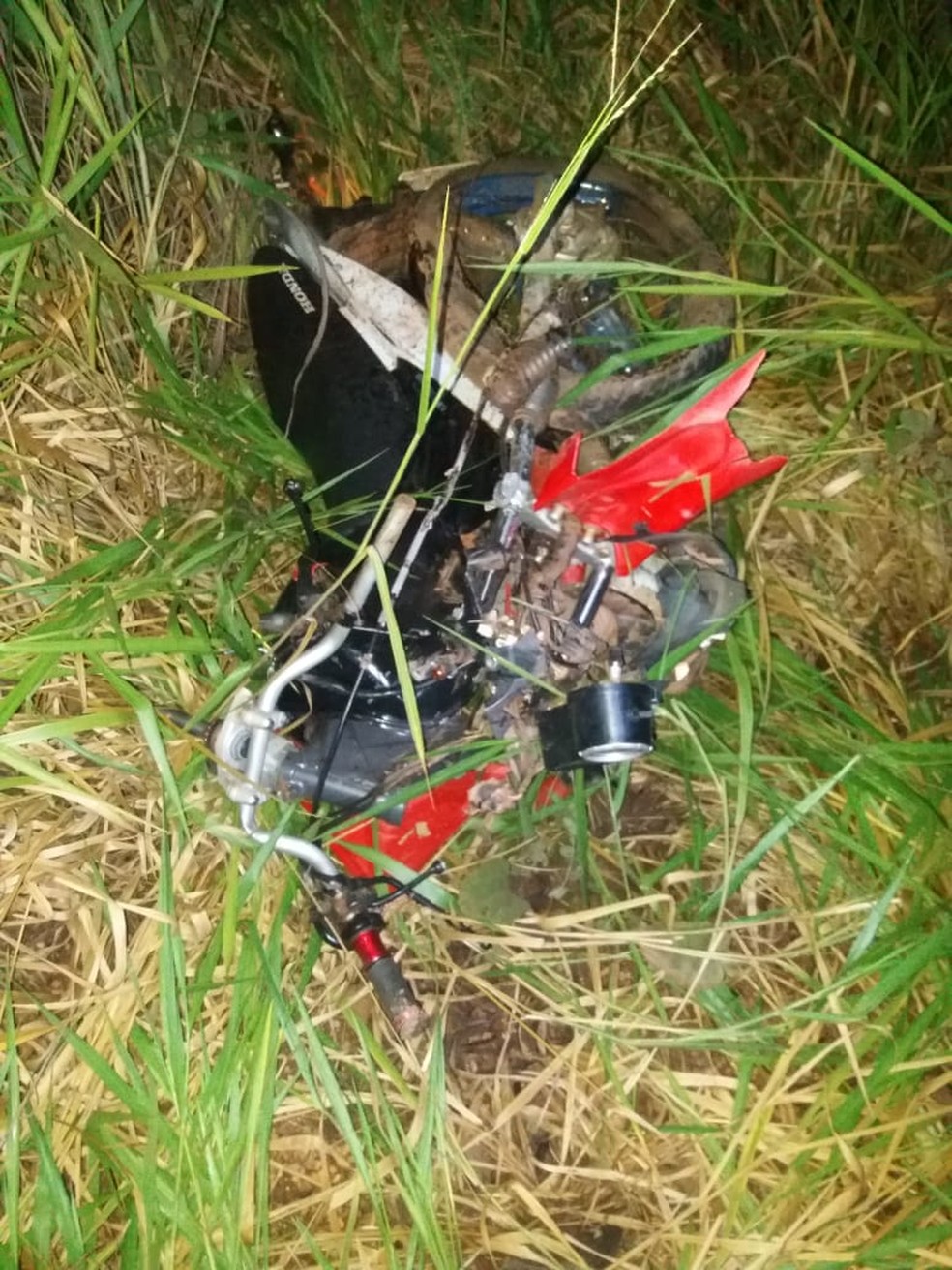 Motociclista morreu em Poconé — Foto: Polícia Militar de Mato Grosso