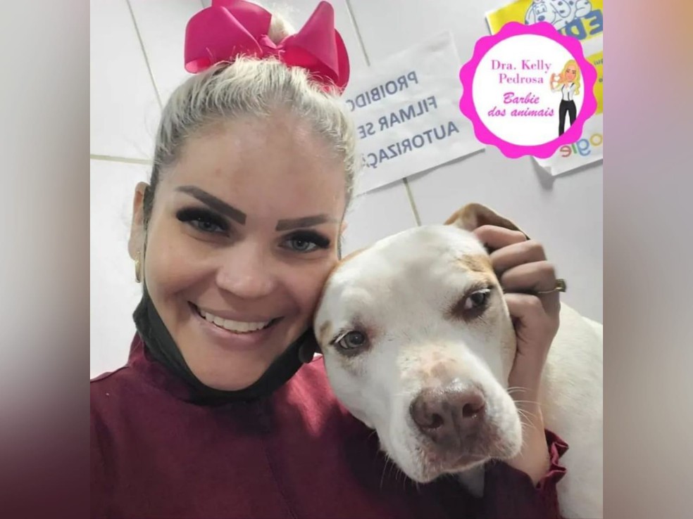 Kelly Linhares Pedrosa, de 36 anos, a "Barbie dos Animais". — Foto: Instagram/ Reprodução