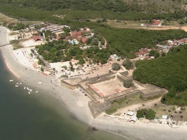 Forte Orange, na Ilha de Itamaracá, reabre após reforma estrutural (Foto: Reprodução / TV Globo)