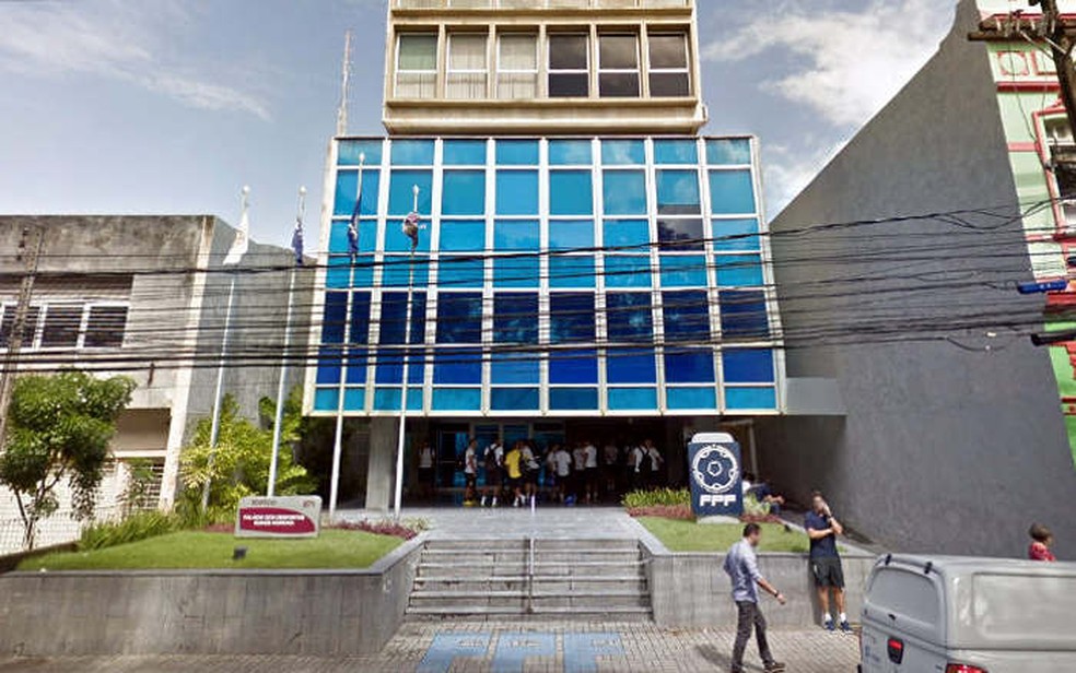 Reunião ocorreu na sede da Federação Pernambucana de Futebol — Foto: Google Maps