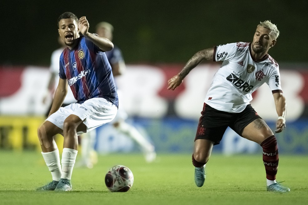 Arrascaeta, em Flamengo x Madureira — Foto: Jorge Rodrigues/AGIF