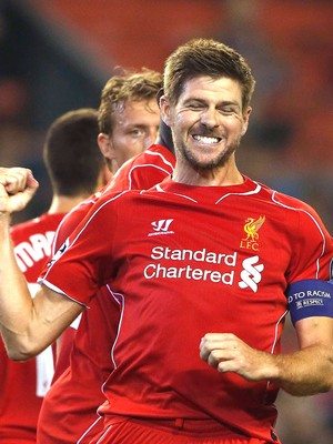 Gerrard, Liverpool X Ludogorets (Foto: Getty Images)
