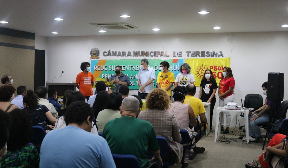 PSOL oficializa candidatura de Madalena Nunes ao Governo do Piauí — Foto: Ilanna Serena/g1