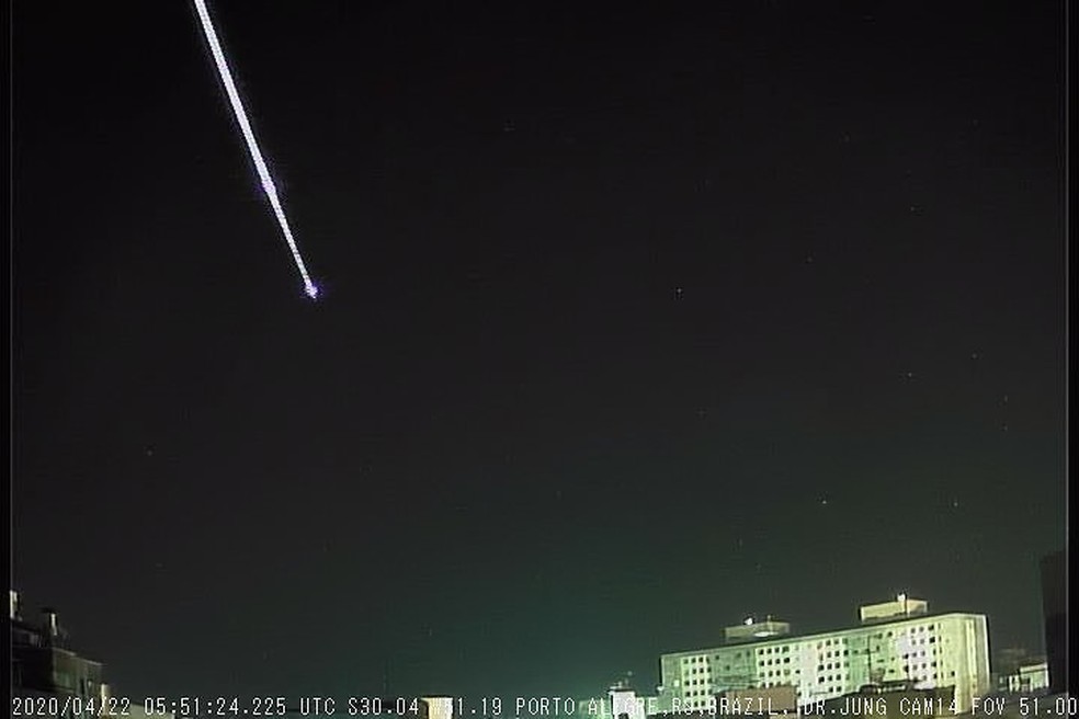 Observatorio Registra Queda De Meteoro Durante Fenomeno No Rs Rio Grande Do Sul G1