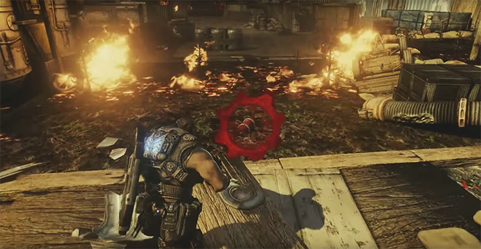 Gears of War 3 apostou em cenários mais vibrantes (Foto: Reprodução/YouTube)