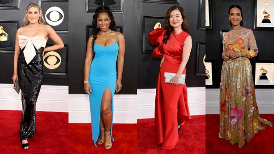 Grammy 2023: acompanhe os looks dos famosos no tapete vermelho 