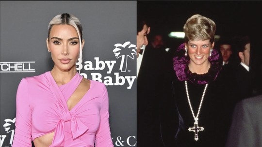 Kim Kardashian agora tem uma joia que pertenceu à princesa Diana