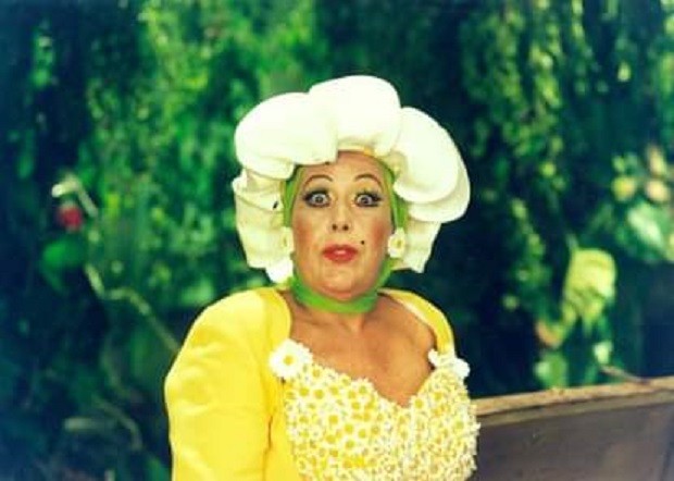 Marilu Bueno caracterizada como Fada Margarida na novela infantil Caça Talentos, gravada entre 1996 e 1998 (Foto: Divulgação/Canal Viva)