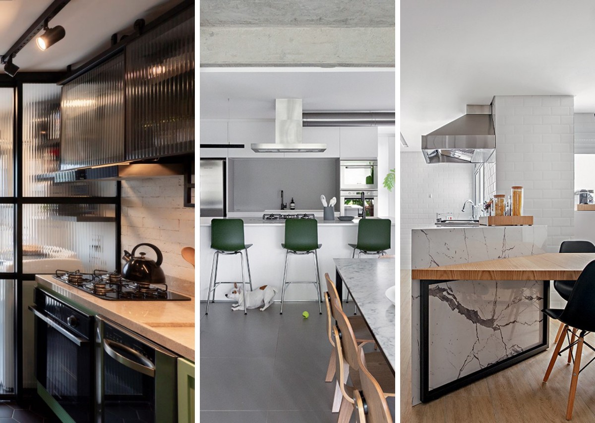 13 projetos com boas soluções para integração de salas e cozinhas (Foto: Casa e Jardim / Reprodução)