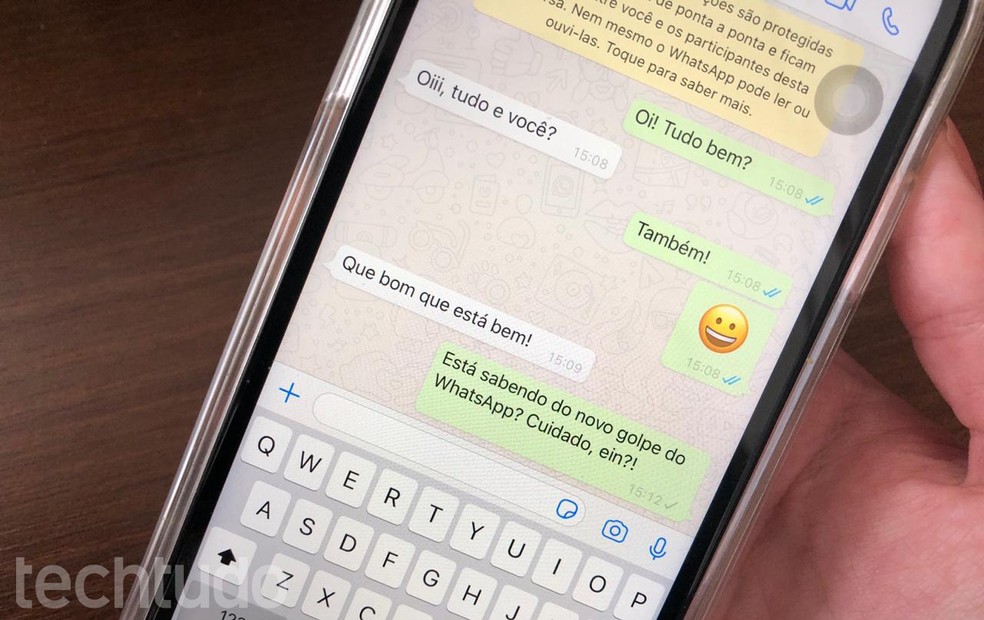 Golpe do WhatsApp cria perfis falsos para conseguir roubar usuários — Foto: Luana Antunes/TechTudo
