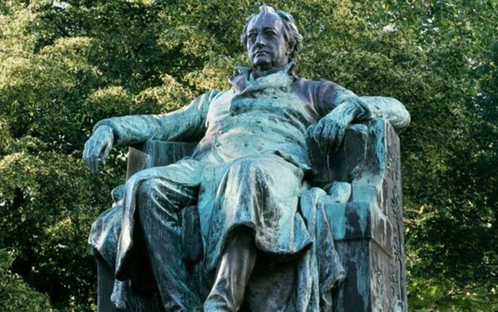 Goethe, o grande escritor que também estudou botânica, física e mineralogia — Foto: Alamy/BBC