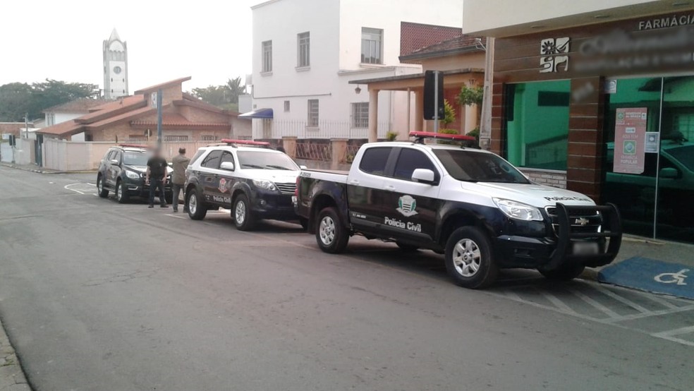 Polícia Civil prende último integrante de quadrilha responsável por roubos a propriedades rurais em São Miguel Arcanjo — Foto: Polícia Civil/Divulgação