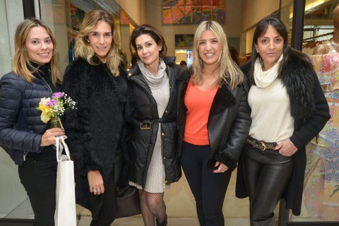 Isabella Cury, Tatiana Gontijo, Tereza Cury, Cristiane Prado e Renata Boghosian 