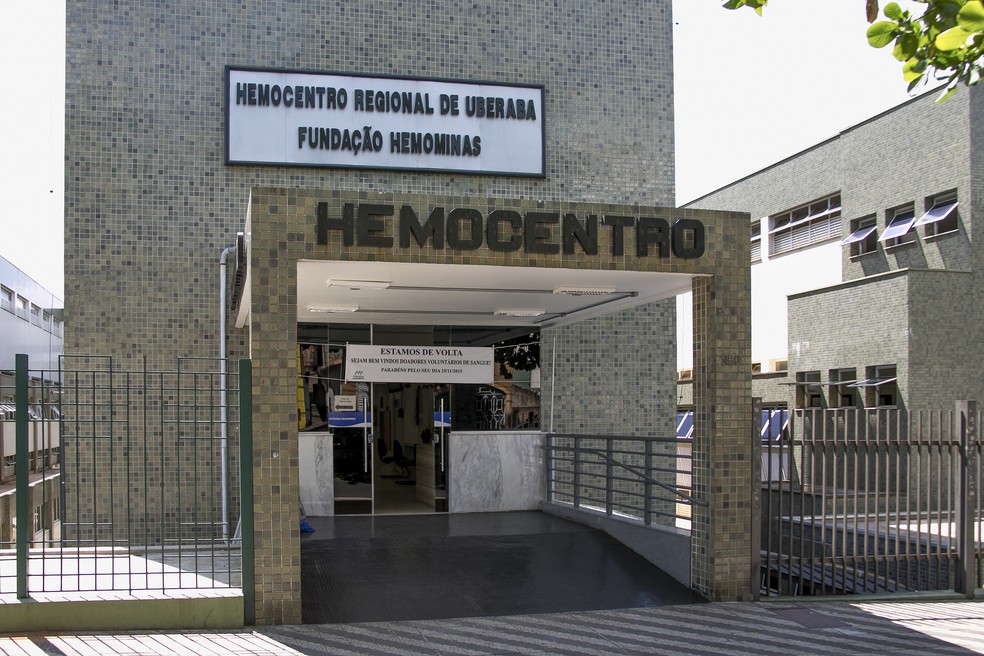 Hemocentro em Uberaba, foto de arquivo  — Foto: Edmundo Gomide/UFTM