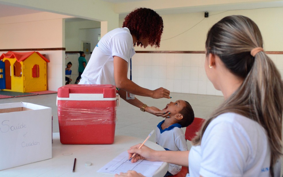 Vacinação contra a pólio e o sarampo foi prorrogada até o dia 14 de setembro (Foto: Jefferson Peixoto/Secom)
